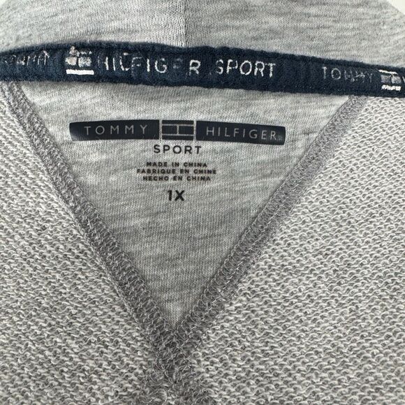 Tommy Hilfiger Light Gray Hoodie womens 1xl - Picture 12 of 14